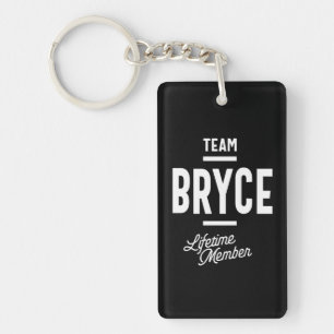 Bryce Personalised Name Birthday Gift Key Ring