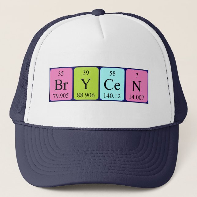 Brycen periodic table name hat (Front)