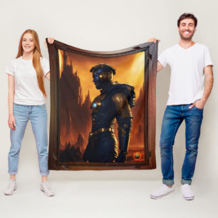 Brygdon Of The Fifth Imperium by Xzendor7 Fleece Blanket