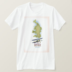 Bryher isles of scilly map T-Shirt