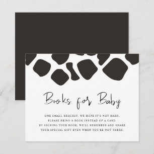 BRYNDLE Farm Animal Cow Print Books For Baby Card