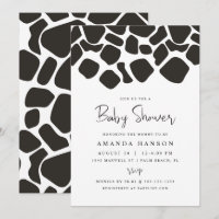 BRYNDLE Modern Farm Animal Cow Print Baby Shower I