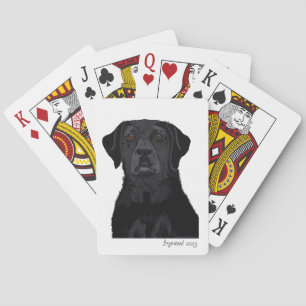 Brynwood’s “WMBBD” Black Labrador Playing Cards
