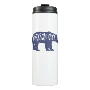 Bryson City North Carolina Bear Thermal Tumbler