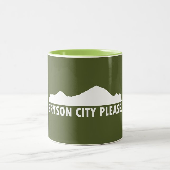 Bryson City Please Two-Tone Coffee Mug (Center)