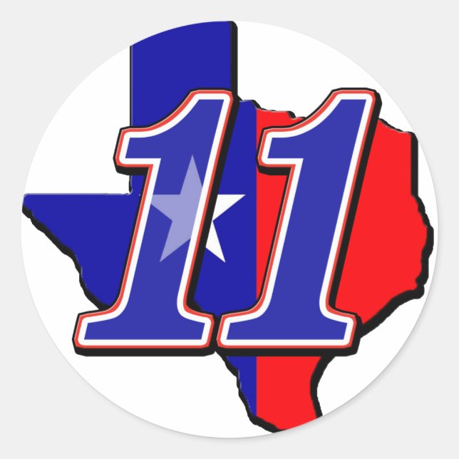 BS11flag Classic Round Sticker (Front)
