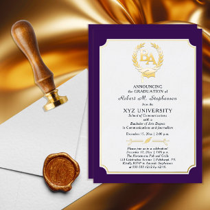 BS - Bachelor of Arts Degree College Graduation