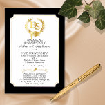 BS - Bachelor of Science Degree College Graduation<br><div class="desc">This graduation announcement for a BS (Bachelor of Science) graduate in any major can be utilised as an announcement and / or a party invitation through the "customisation" option. Design by Holiday Hearts Designs (rights reserved). If you need the uneditable portion of this design modified, please message designer, and Holiday...</div>