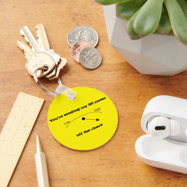 BS Metre Novelty Key Ring (Desk)