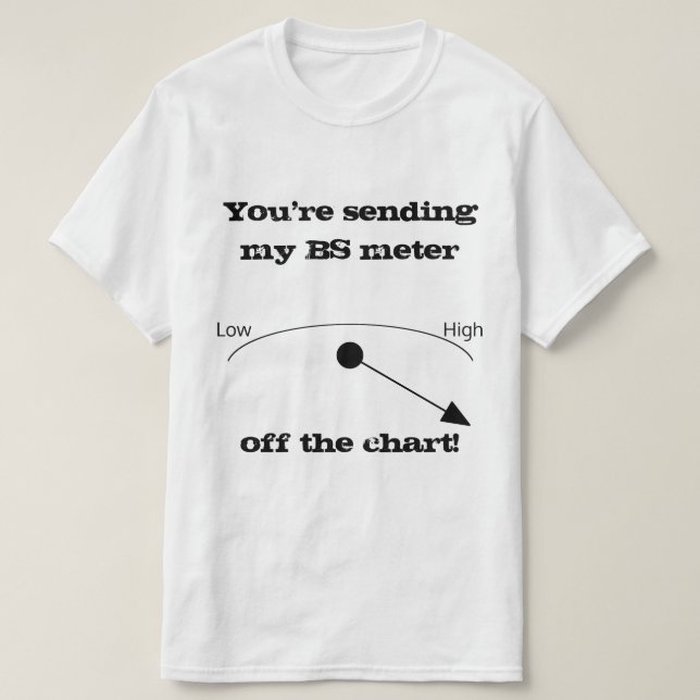 BS Metre White Novelty Shirt (Design Front)