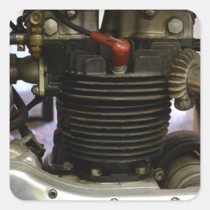 BSA A7 Motor Square Sticker