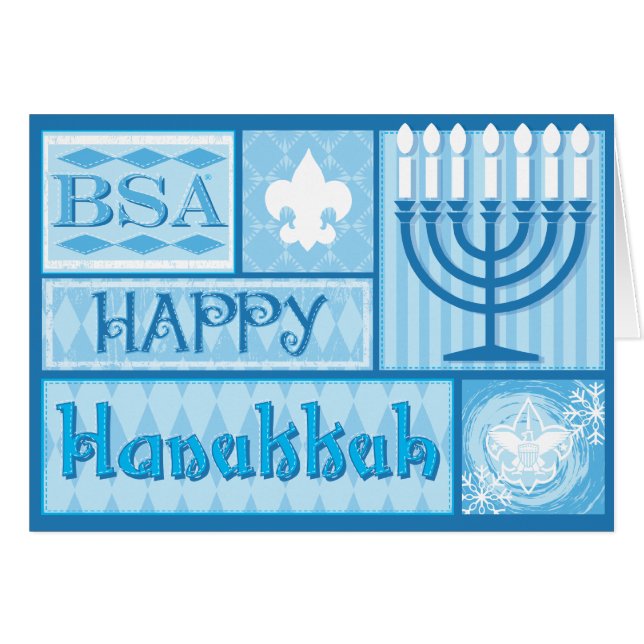 BSA/Happy Hanakkah Cards (Front Horizontal)
