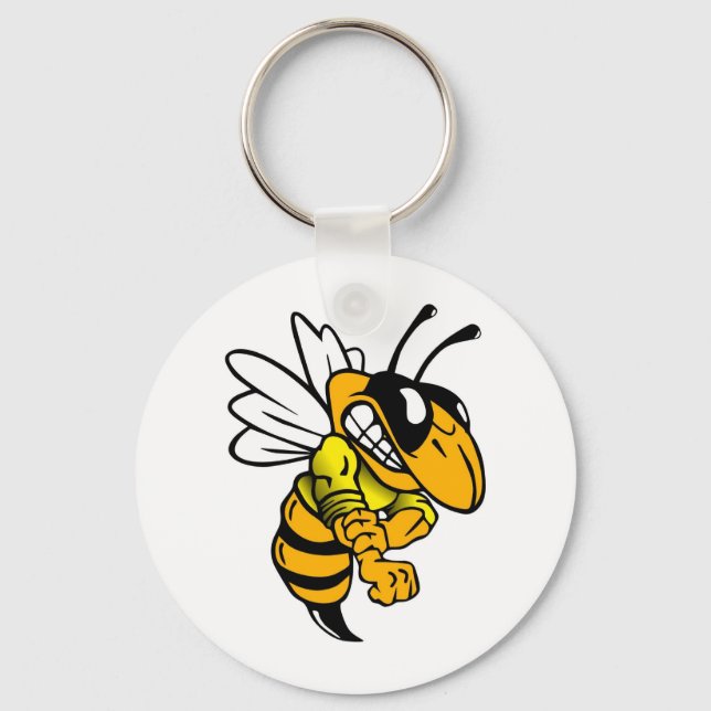 Bsaa Yellow Jackets Under 8 Key Ring (Front)
