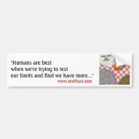 BSfN "Humans" Bumper Sticker