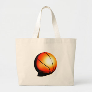Bsketball Large Tote Bag