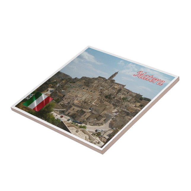 BSL016 MATERA The Sassi of Matera, Tile (Side)