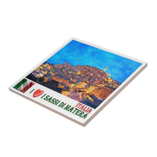 BSL018 MATERA The Sassi of Matera  I Love, Tile