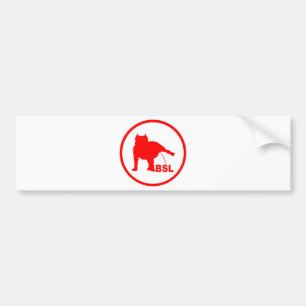 BSL PITBULL BUMPER STICKER