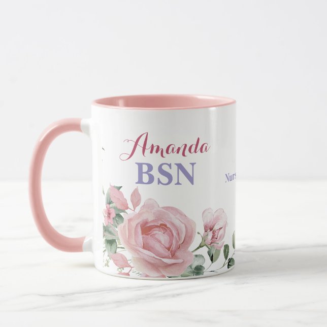 BSN Nursing School Graduation  Mug (Left)