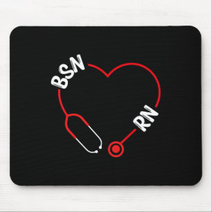 Bsn Rn Nurse Graduation Nursing Essentials Bsn Nur Mouse Mat