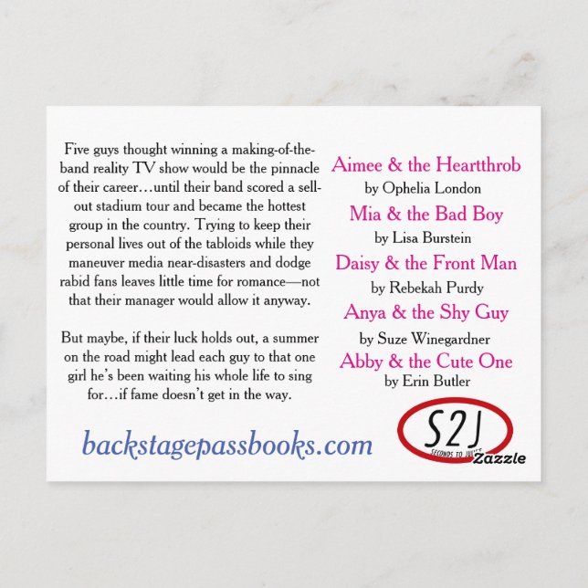 BSP series postcards (Back)