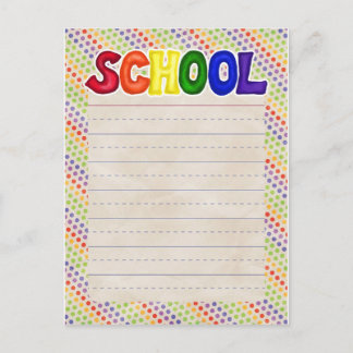 BSPDC CREAMSICLE ORANG RAINBOW BLUE YELLOW STRIPES POSTCARD
