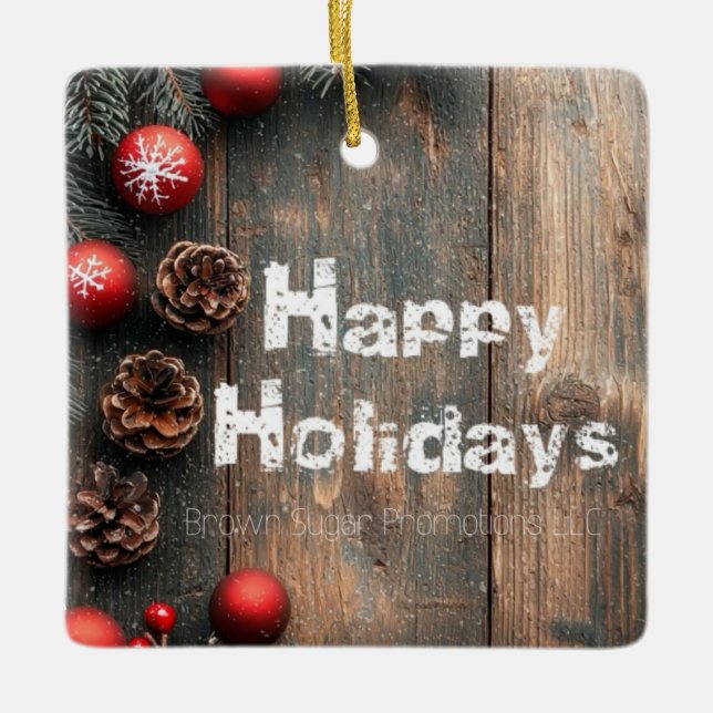 BSPllc Holiday Ornament 2 (Front)