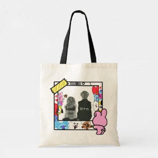 BT21 army couple Tote Bag