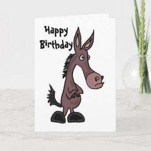BT- Funny Mule Birthday Card