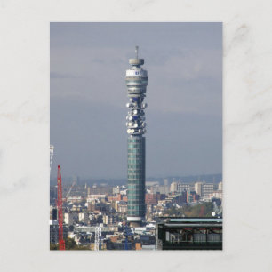 BT Tower, London, England. Postcard