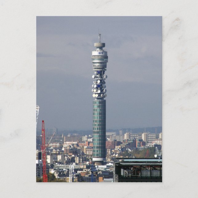 BT Tower, London, England. Postcard (Front)