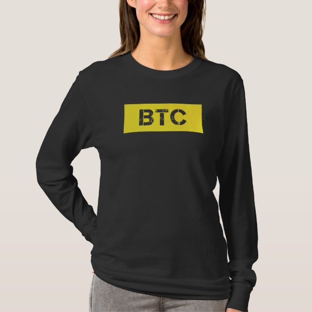 Btc Bitcoin T-Shirt (Front)