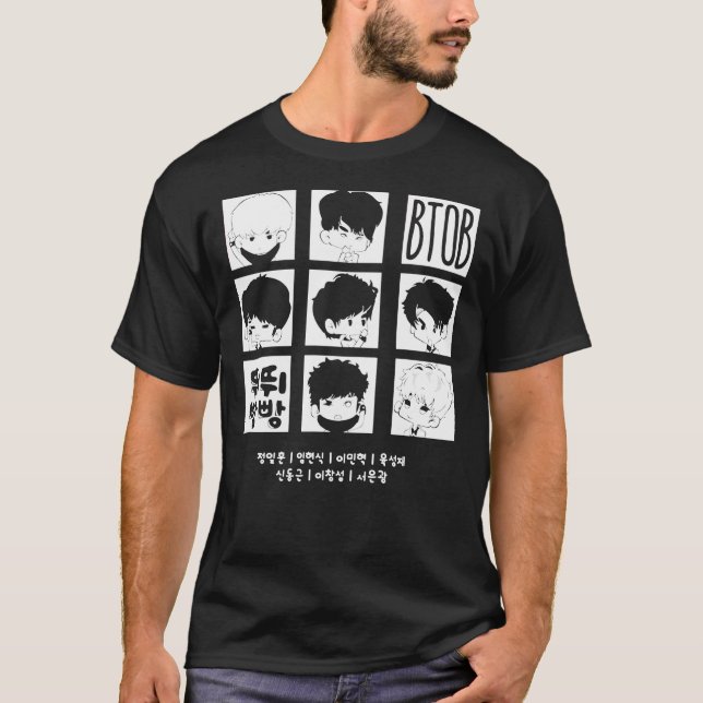 BTOB Beep Beep Chibi  T-Shirt (Front)