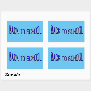 BTS Blue S Paint Rectangular Sticker