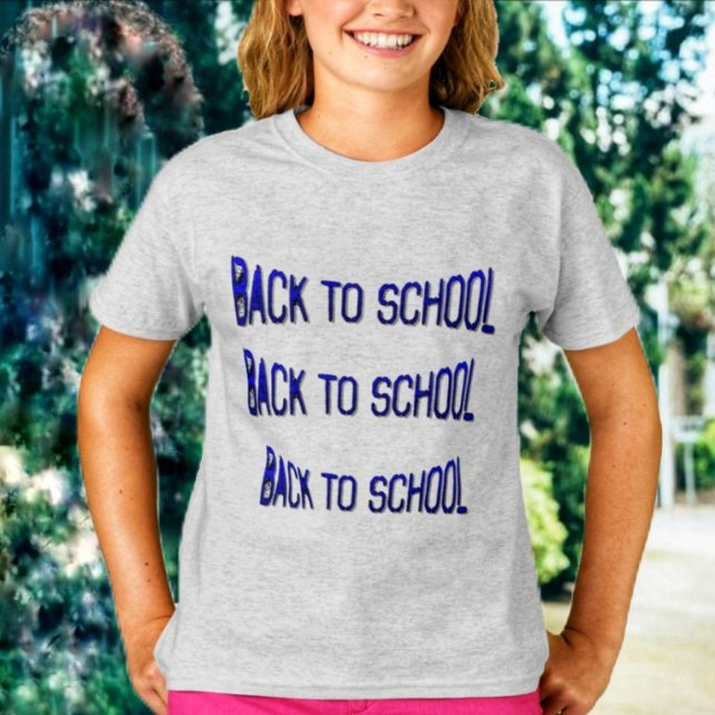BTS-Blue S.Paint T-Shirt (This urban, style t-shirt, is a definite motivator, for school!)