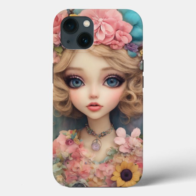  BTS Doll Girl iPhone/iPad Case for Women (Back)