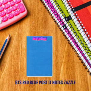 BTS-Red-Blue Post-it Notes