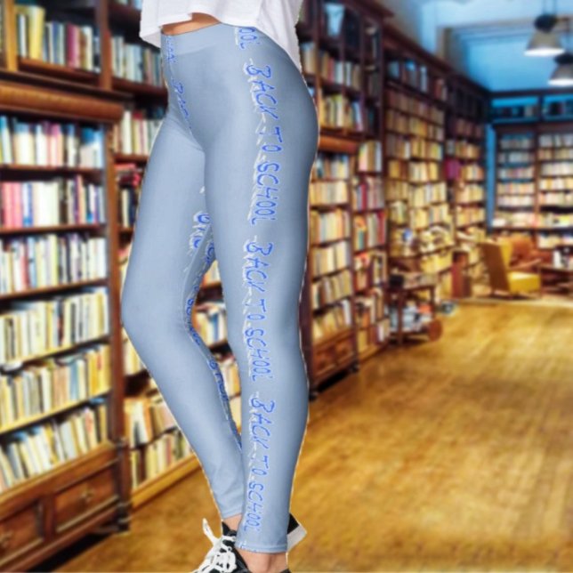 BTS Shadow-Blue Leggings (Walk around campus in these, they are most likely appropriate!)