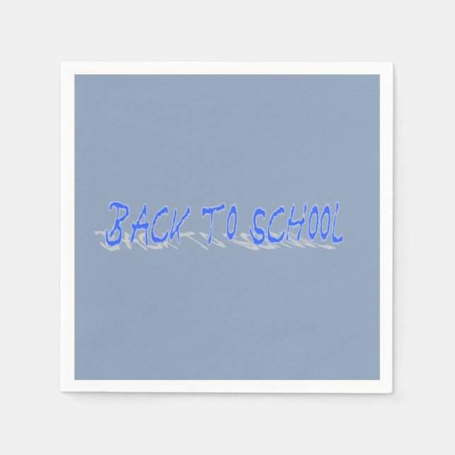 BTS Shadow-Blue Napkin (Front)