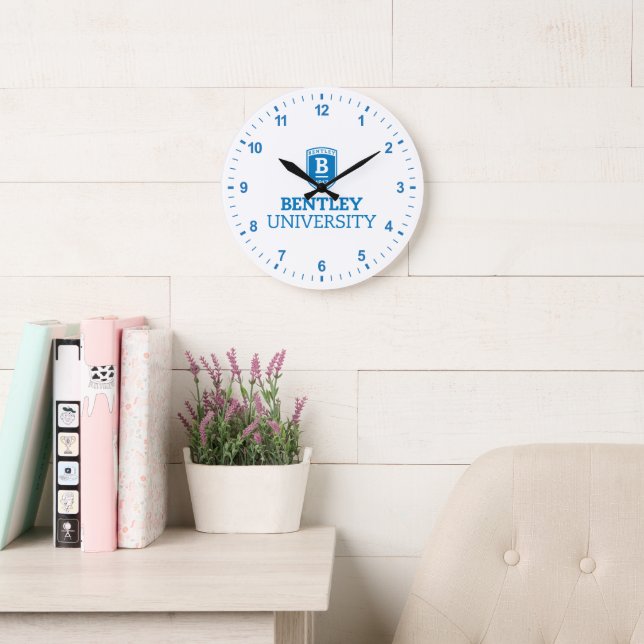 BU Shield Large Clock (Reading Room)