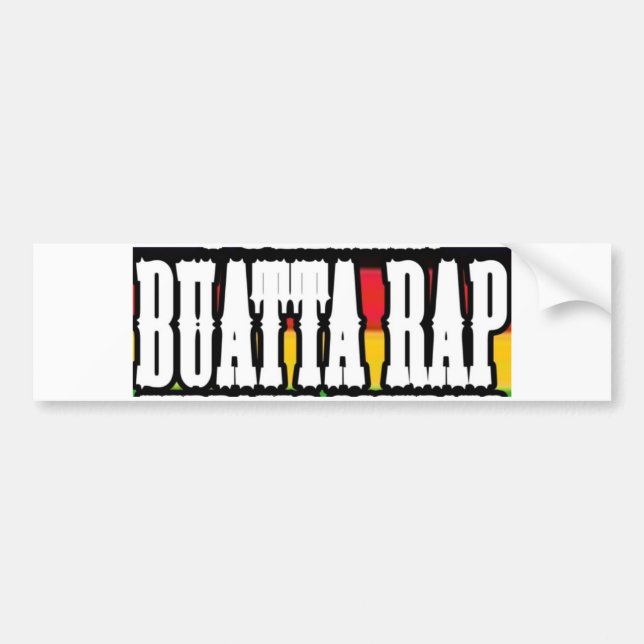  Buatta Rap Bumper Sticker (Front)