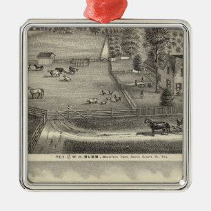 Bubb residences metal tree decoration