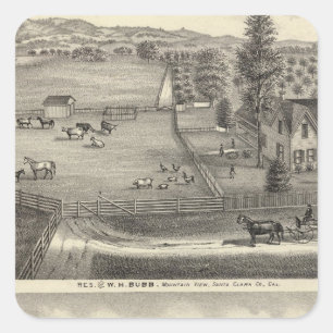 Bubb residences square sticker