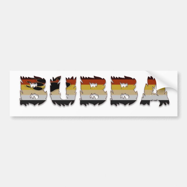 Bubba Bumper Sticker (Front)