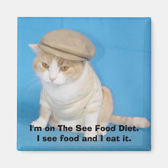 Bubba Kitty Magnet (Front)