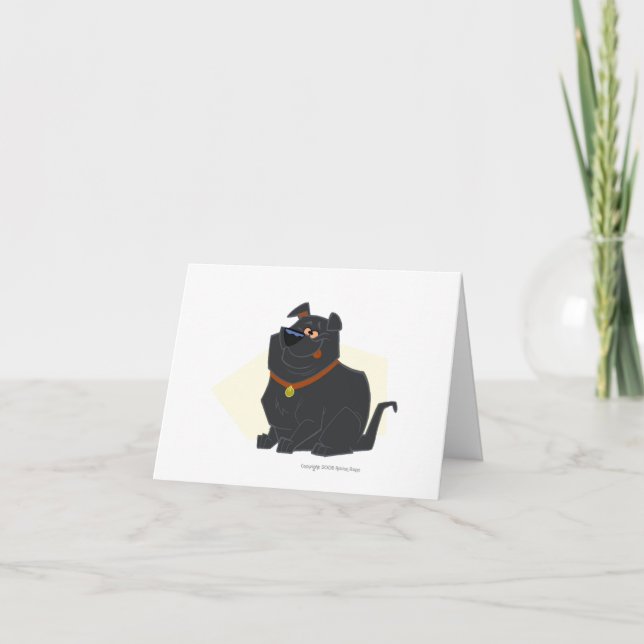 Bubba the Fat Lab Thank You Card (Front)
