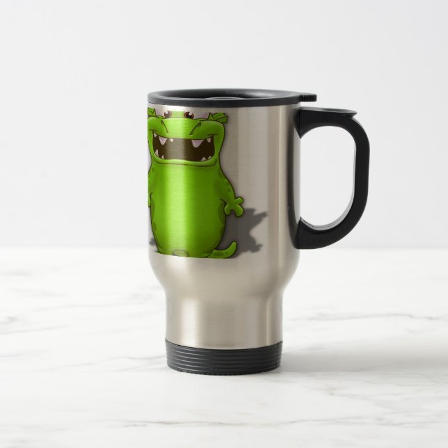 Bubba the Talking Calculaotr Monster Travel Mug (Right)