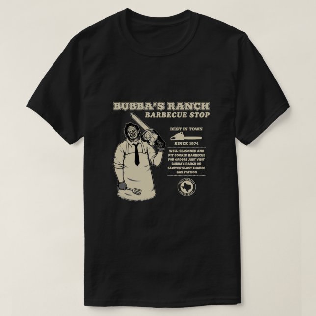 Bubba's Ranch BBQ Stop Essential T-Shirt (Design Front)