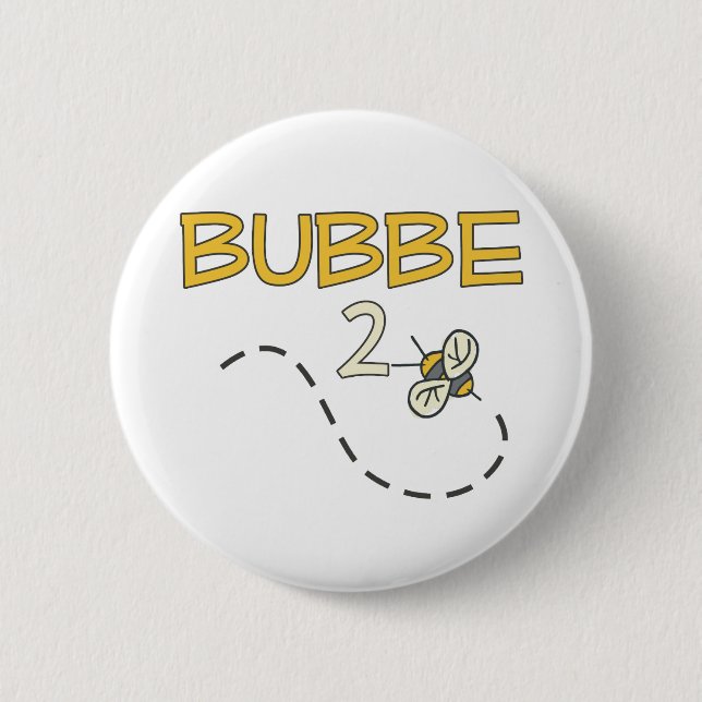Bubbe 2 Bee 6 Cm Round Badge (Front)