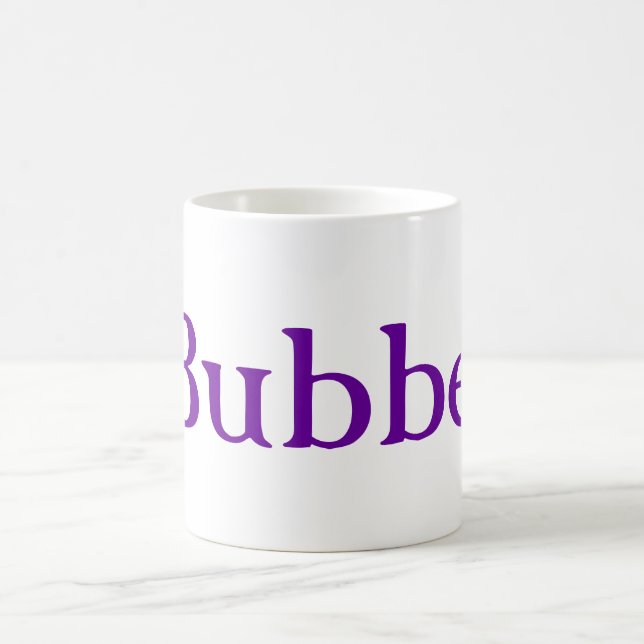 Bubbe Not Grandma Jewish Personalised Mug for Her (Center)